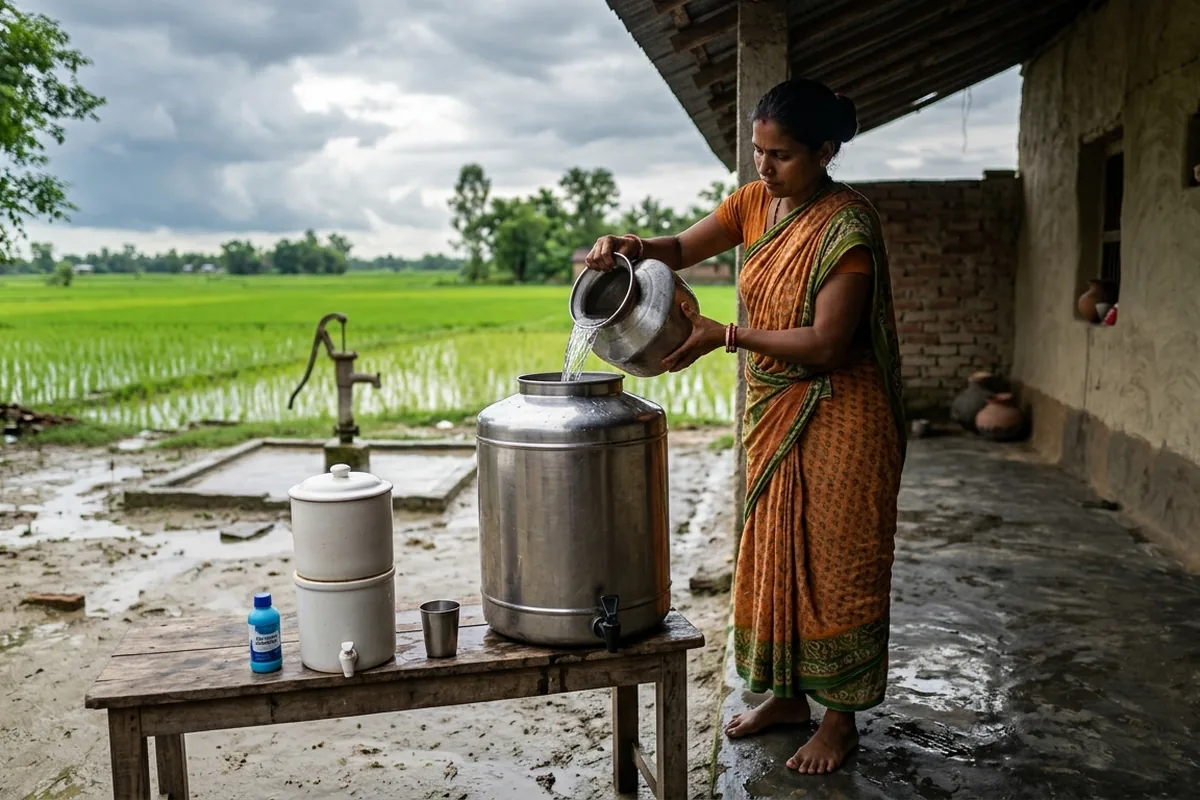 वर्षायाममा पिउने पानी सुरक्षित बनाउने तरिका: ४ उपाय
